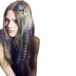 Butterfly LED Hair Braid