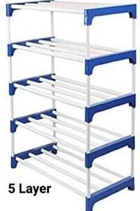 5 Layer plastic Shoe Rack